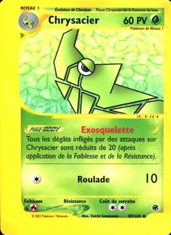 Carte Pokémon Chrysacier 87