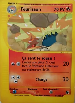 Carte Pokémon Feurisson 91