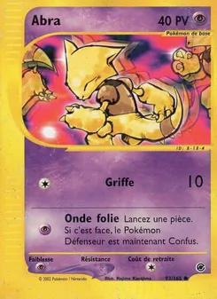 Carte Pokémon Abra 93