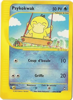 Carte Pokémon Psykokwak 104 — Aquapolis