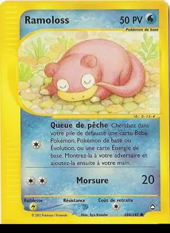Carte Pokémon Ramoloss 108 — Aquapolis