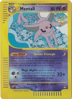 Carte Pokémon Mentali 11 — Aquapolis