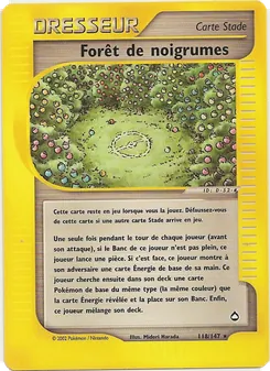 Carte Pokémon Forêt de noigrumes 118 — Aquapolis