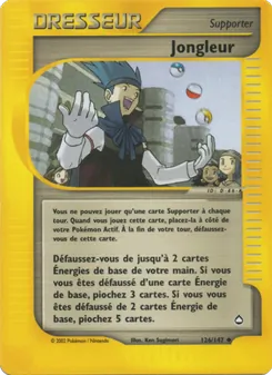 Carte Pokémon Jongleur 126 — Aquapolis