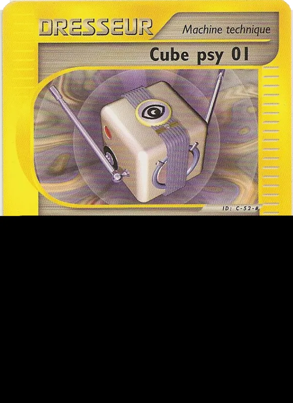 Carte Pokémon Cube psy 01 132/147 de l'extension Aquapolis