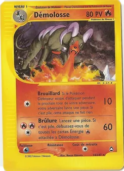 Carte Pokémon Démolosse 14 — Aquapolis
