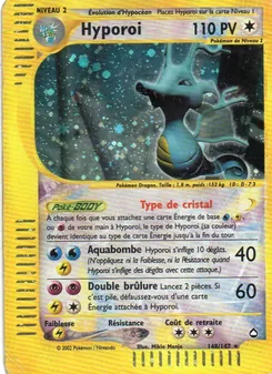 Carte Pokémon Hyporoi 148 — Aquapolis