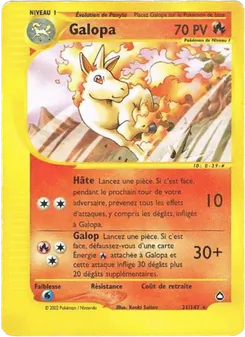 Carte Pokémon Galopa 31 — Aquapolis