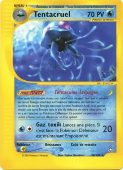 Carte Pokémon Tentacruel 38 — Aquapolis