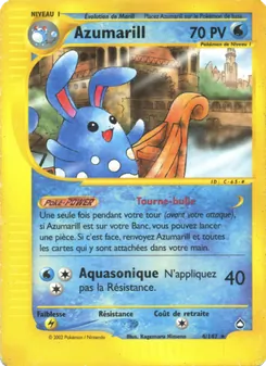 Carte Pokémon Azumarill 4 — Aquapolis