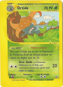 Carte Pokémon Ortide 49 — Aquapolis