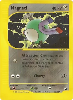Carte Pokémon Magnéti 52 — Aquapolis