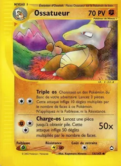 Carte Pokémon Ossatueur 54 — Aquapolis