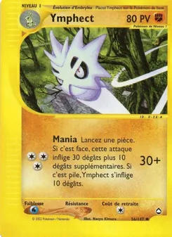Carte Pokémon Ymphect 56 — Aquapolis
