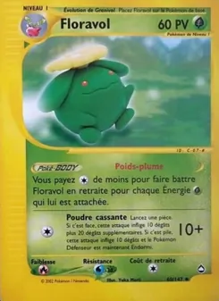 Carte Pokémon Floravol 60 — Aquapolis