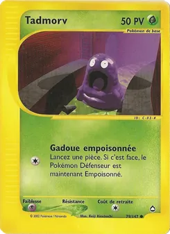 Carte Pokémon Tadmorv 79 — Aquapolis