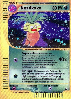 Carte Pokémon Noadkoko H10 — Aquapolis