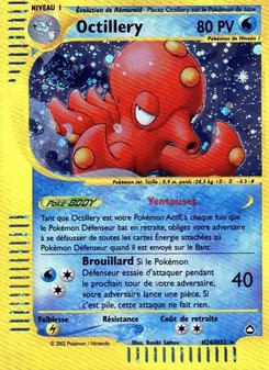 Carte Pokémon Octillery H20 — Aquapolis