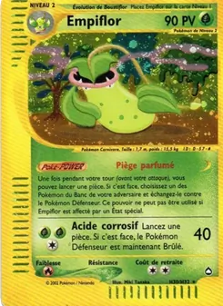 Carte Pokémon Empiflor H30 — Aquapolis