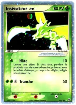 Carte Pokémon Insécateur ex 102