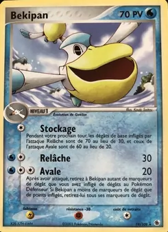 Carte Pokémon Bekipan 19