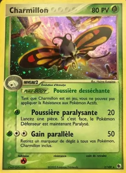 Carte Pokémon Charmillon 2 — EX Rubis & Saphir