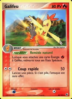 Carte Pokémon Galifeu 28 — EX Rubis & Saphir
