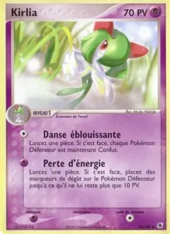 Carte Pokémon Kirlia 35 — EX Rubis & Saphir