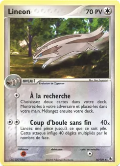 Carte Pokémon Lineon 38 — EX Rubis & Saphir