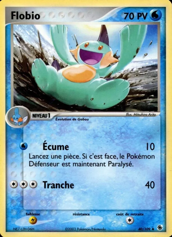 Carte Pokémon Flobio 40/109 de l'extension EX Rubis & Saphir
