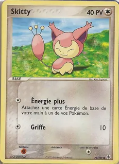 Carte Pokémon Skitty 70 — EX Rubis & Saphir