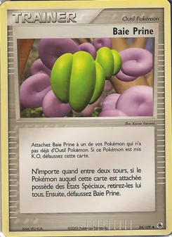 Carte Pokémon Baie Prine 84 — EX Rubis & Saphir