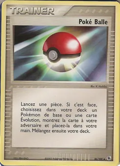 Carte Pokémon Poké Balle 86 — EX Rubis & Saphir