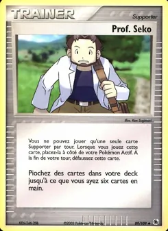 Carte Pokémon Prof. Seko 89