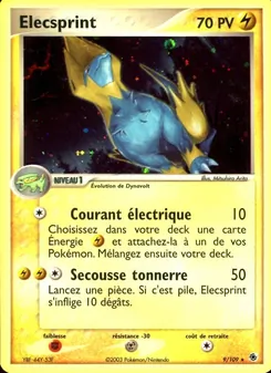 Carte Pokémon Elecsprint 9