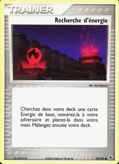 Carte Pokémon Recherche d'énergie 90