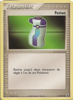 Carte Pokémon Potion 91 — EX Rubis & Saphir
