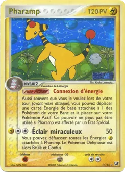 Carte Pokémon Pharamp 1 — EX Forces Cachées