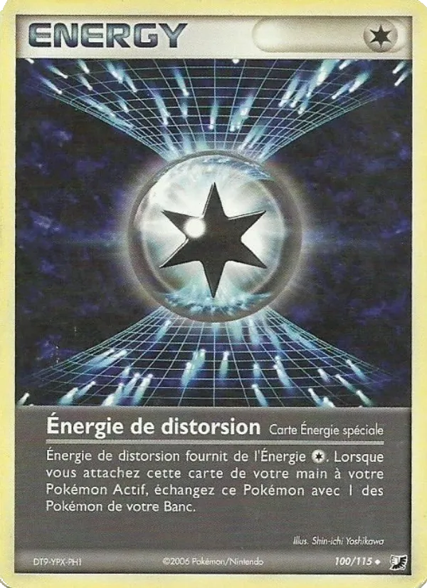 Carte Pokémon Énergie de distorsion 100/115 de l'extension EX Forces Cachées