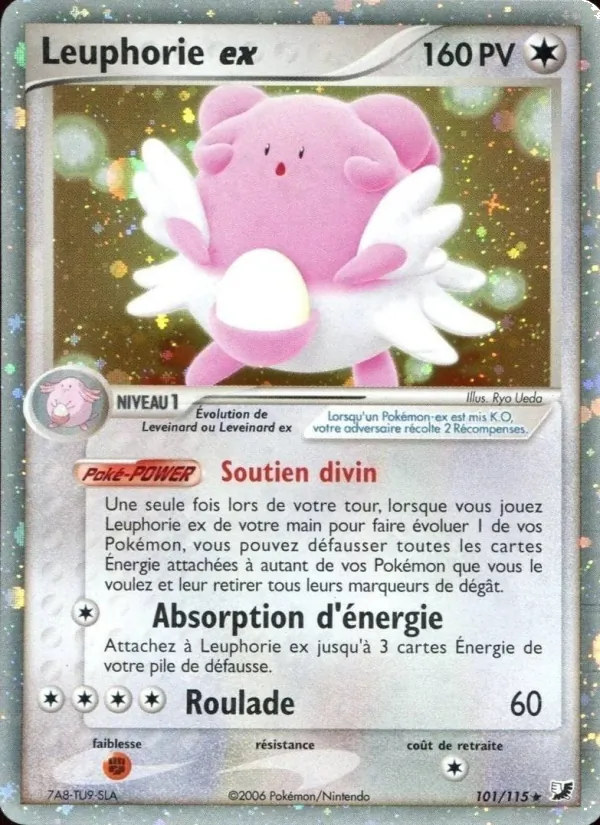 Carte Pokémon Leuphorie ex 101/115 de l'extension EX Forces Cachées