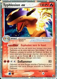 Carte Pokémon Typhlosion ex 110