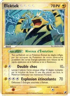 Carte Pokémon Elektek 22