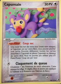 Carte Pokémon Capumain 34