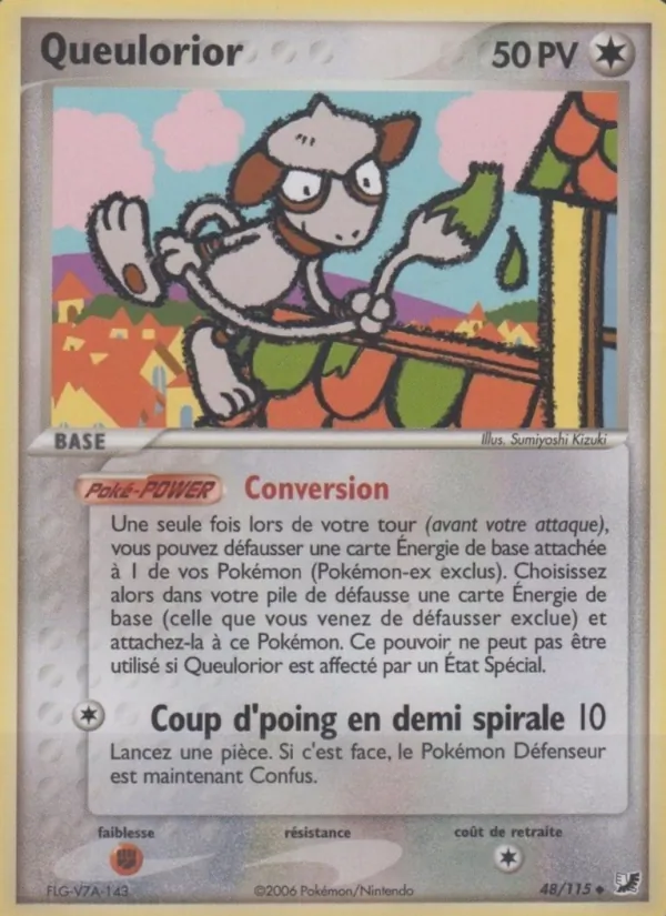 Carte Pokémon Queulorior 48/115 de l'extension EX Forces Cachées
