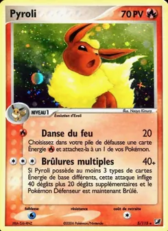 Carte Pokémon Pyroli 5 — EX Forces Cachées