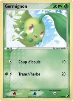 Carte Pokémon Germignon 51 — EX Forces Cachées