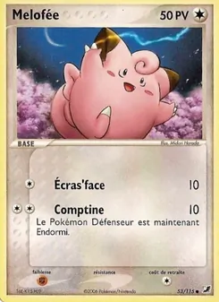 Carte Pokémon Mélofée 53 — EX Forces Cachées