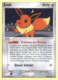 Carte Pokémon Evoli 55 — EX Forces Cachées