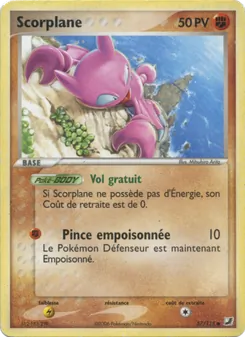 Carte Pokémon Scorplane 57 — EX Forces Cachées