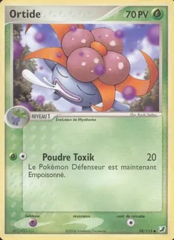 Carte Pokémon Ortide 58 — EX Forces Cachées